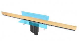 Душевой лоток Berges Wall 092057 пристенный 100см золото